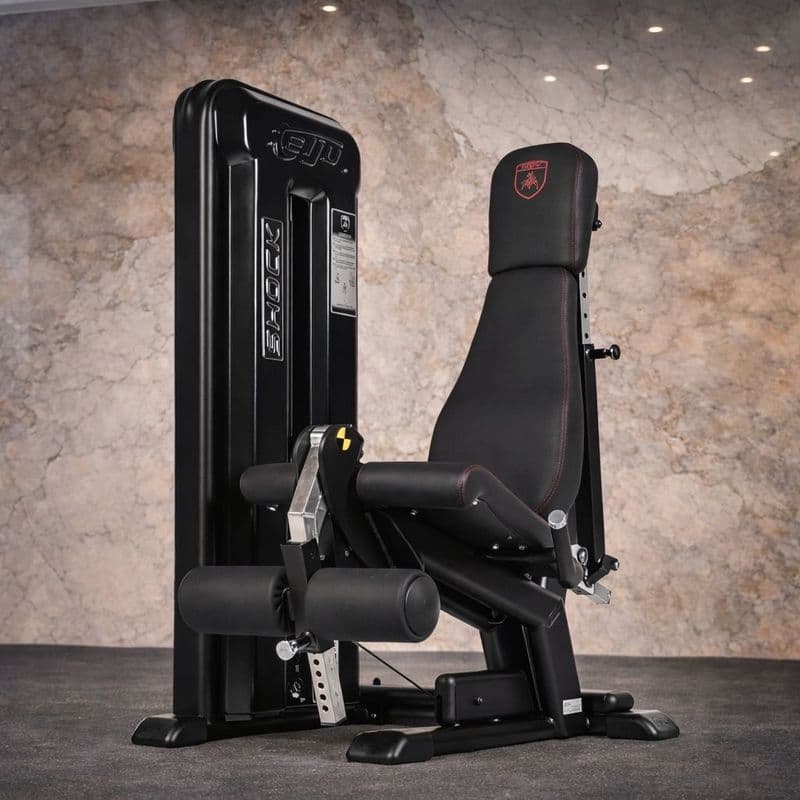 Telju SHOCK Leg Extension in Schwarz für den Fitnessbereich im Hotel